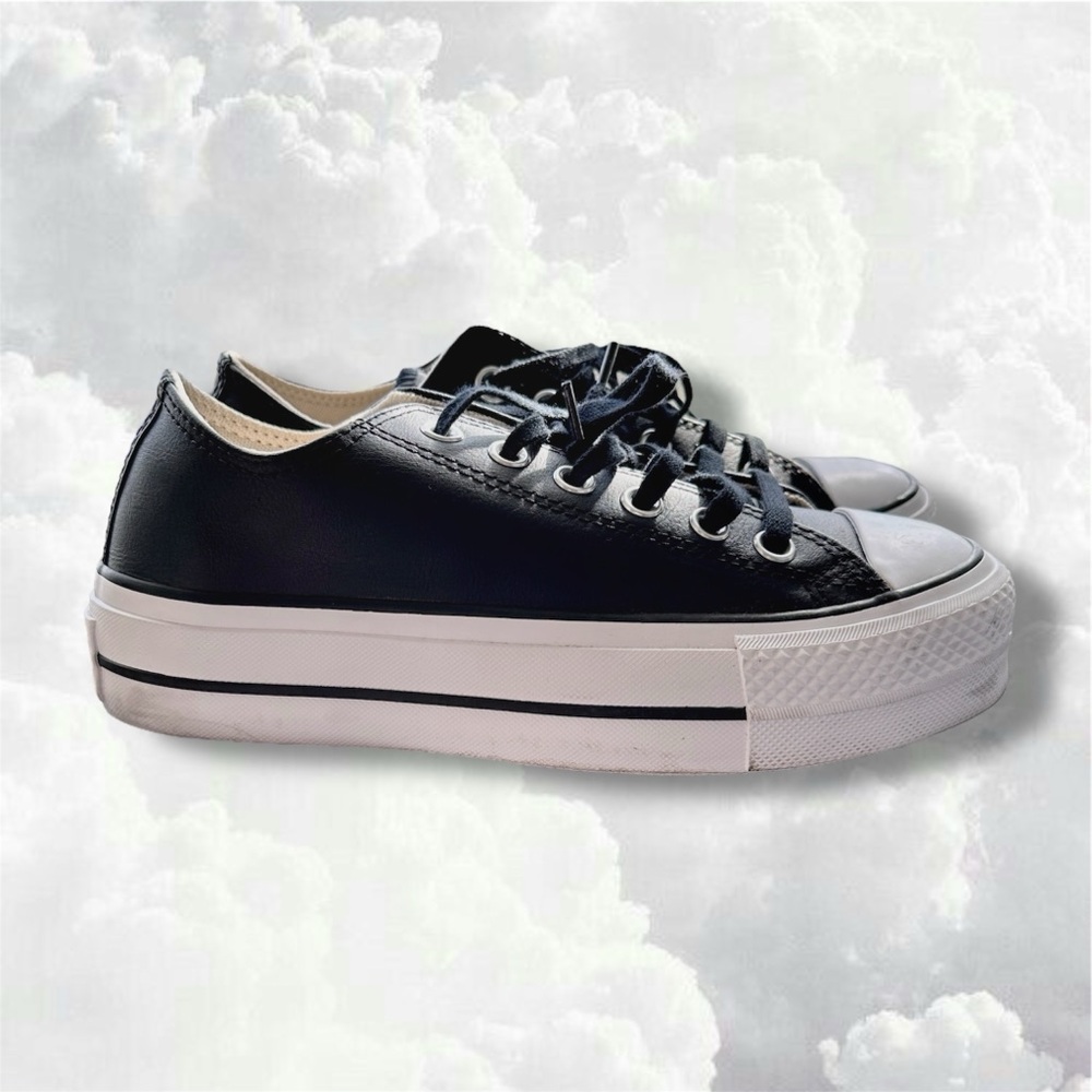 ⭐️Converse Chuck Taylor All Star Lift OX Leather Platform Shoes